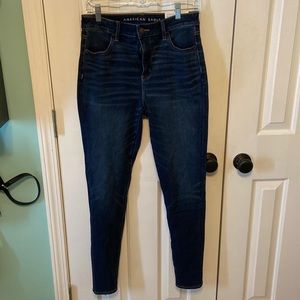 American Eagle size 10 long high rise jegging skinny jeans